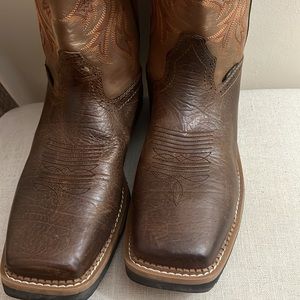 Justin Boots size 13 (composite toe) Brown